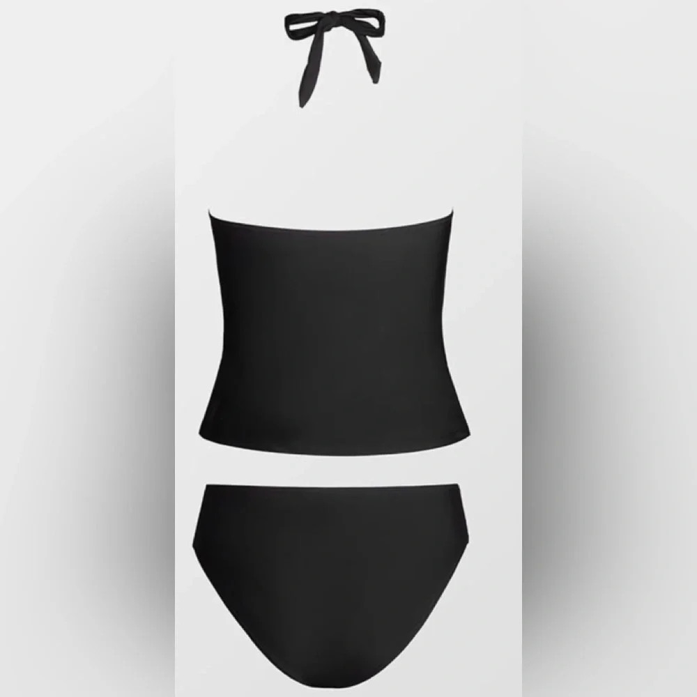 🆕 CUPSHE 2 PIECE NAVY TAKINI SWIMSUIT - Picture 9 of 10